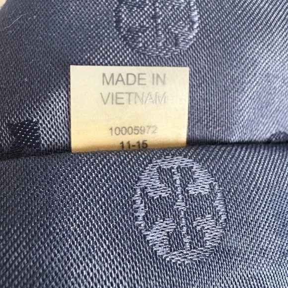 Tory Burch Navy Nylon Tote Bag - Picture 9 of 12